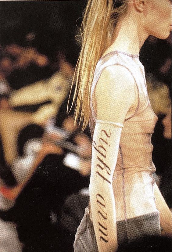 Ann Demeulemeester 'Corps Humain' Runway (SS 1998)