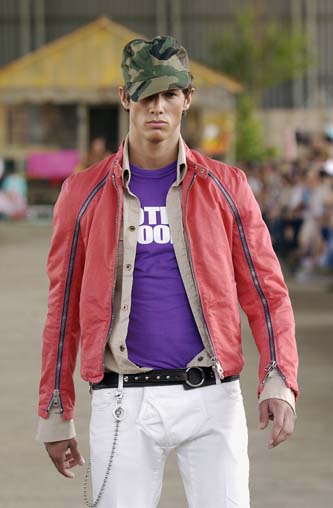 Green Arm Zips Racer Jacket (SS 2003)