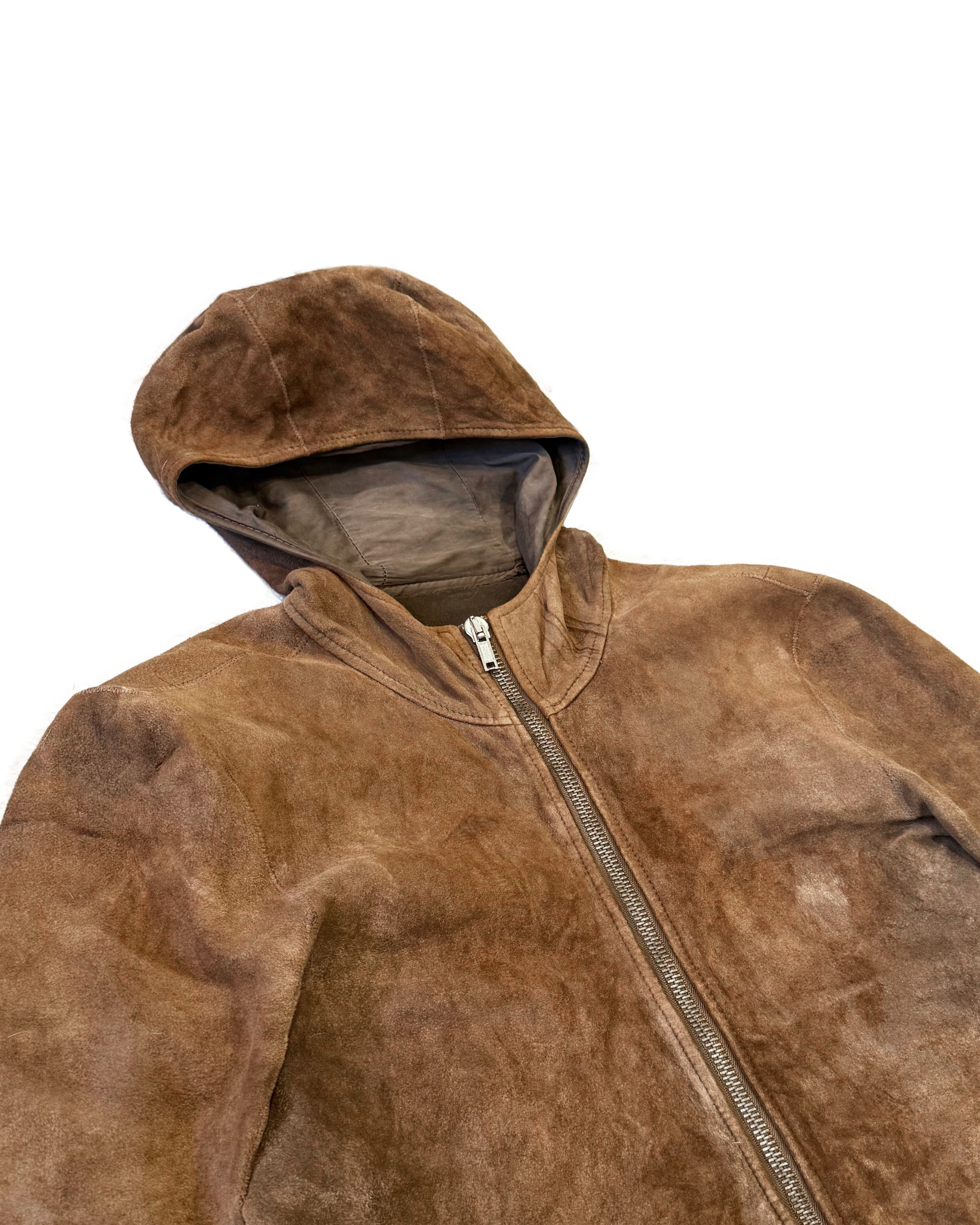 Brown Prototype Sample Leather Jacket ('Exploder' FW 2007)