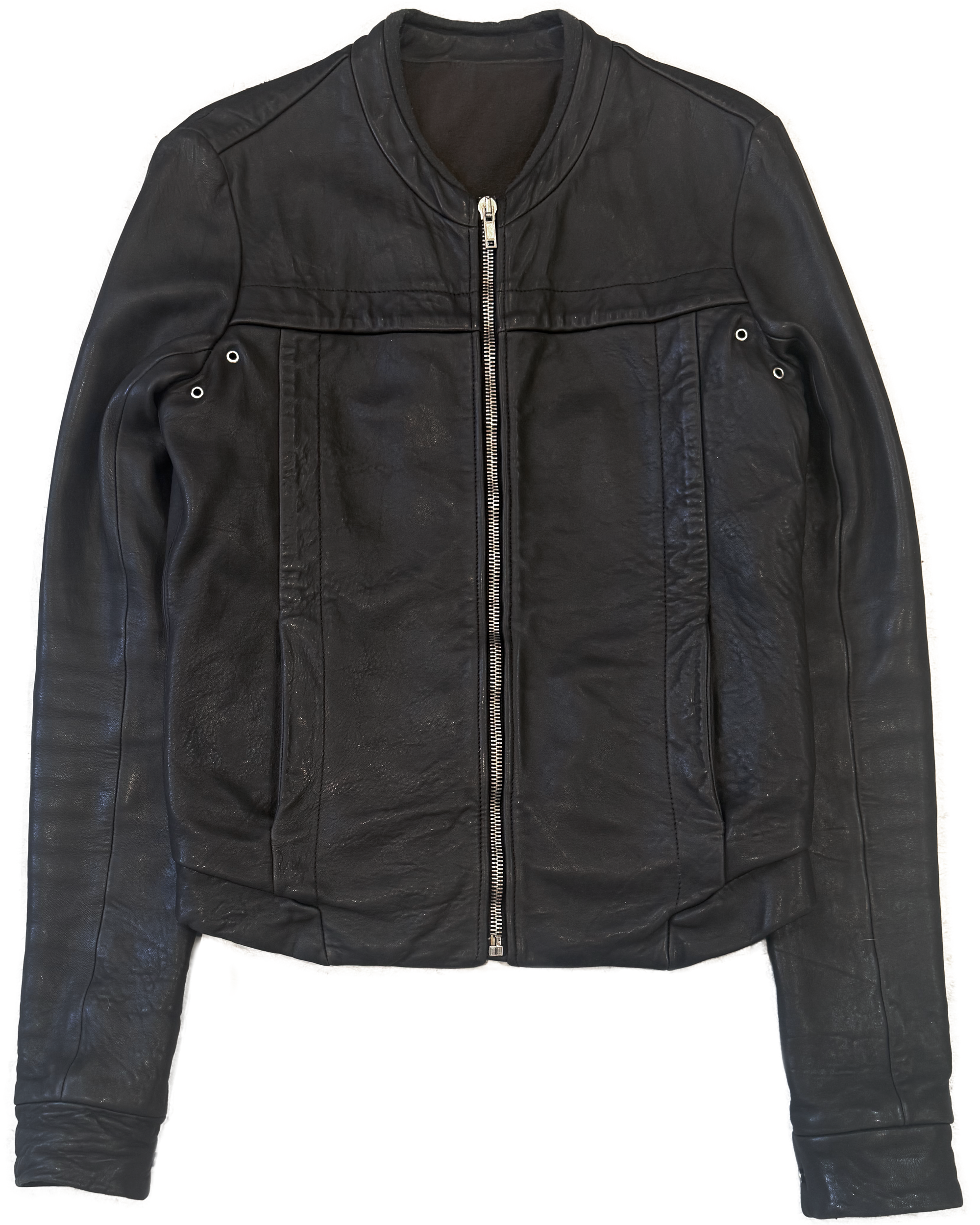 Black Oiled Leather Jacket ('Queen' FW 2004)