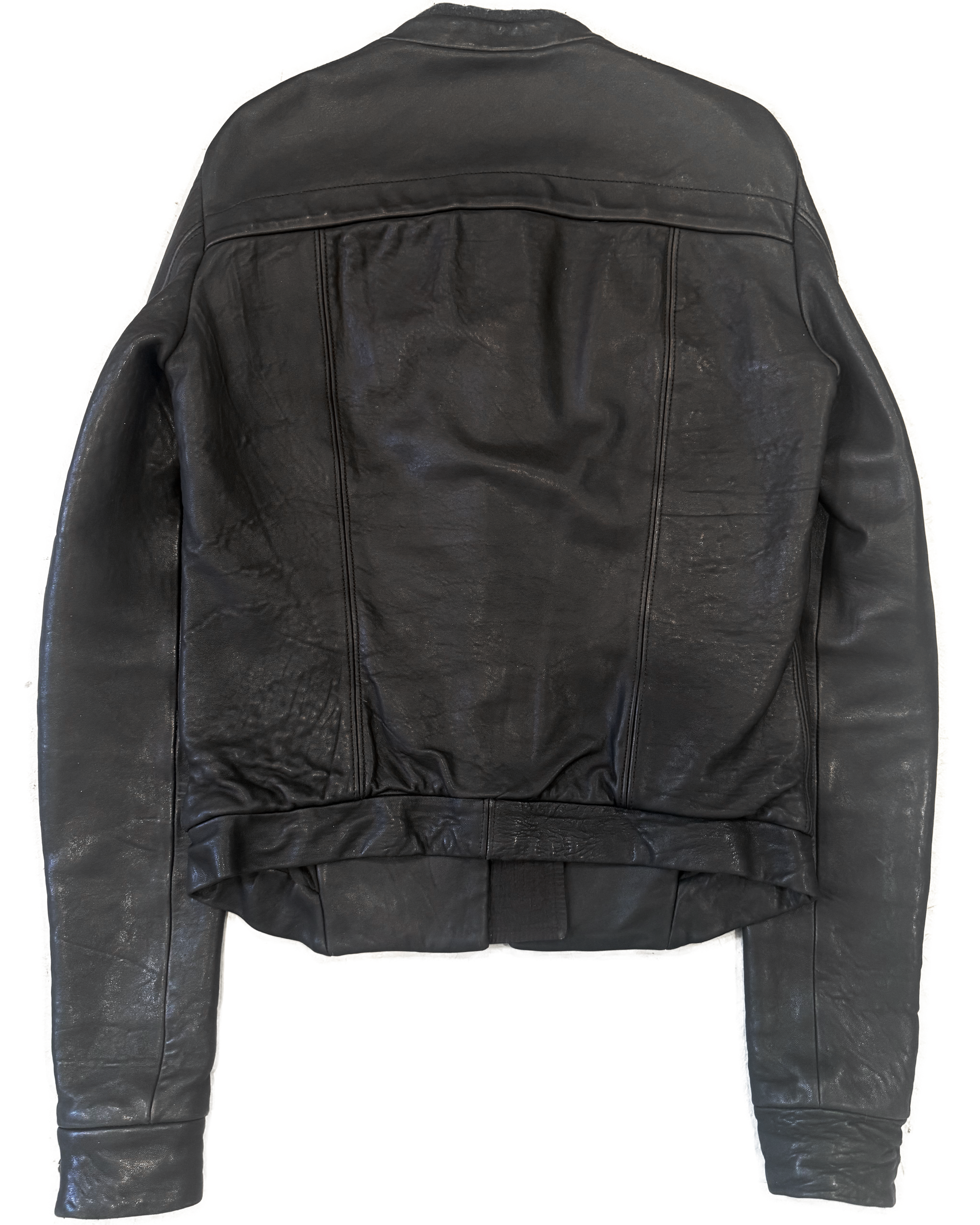 Black Oiled Leather Jacket ('Queen' FW 2004)