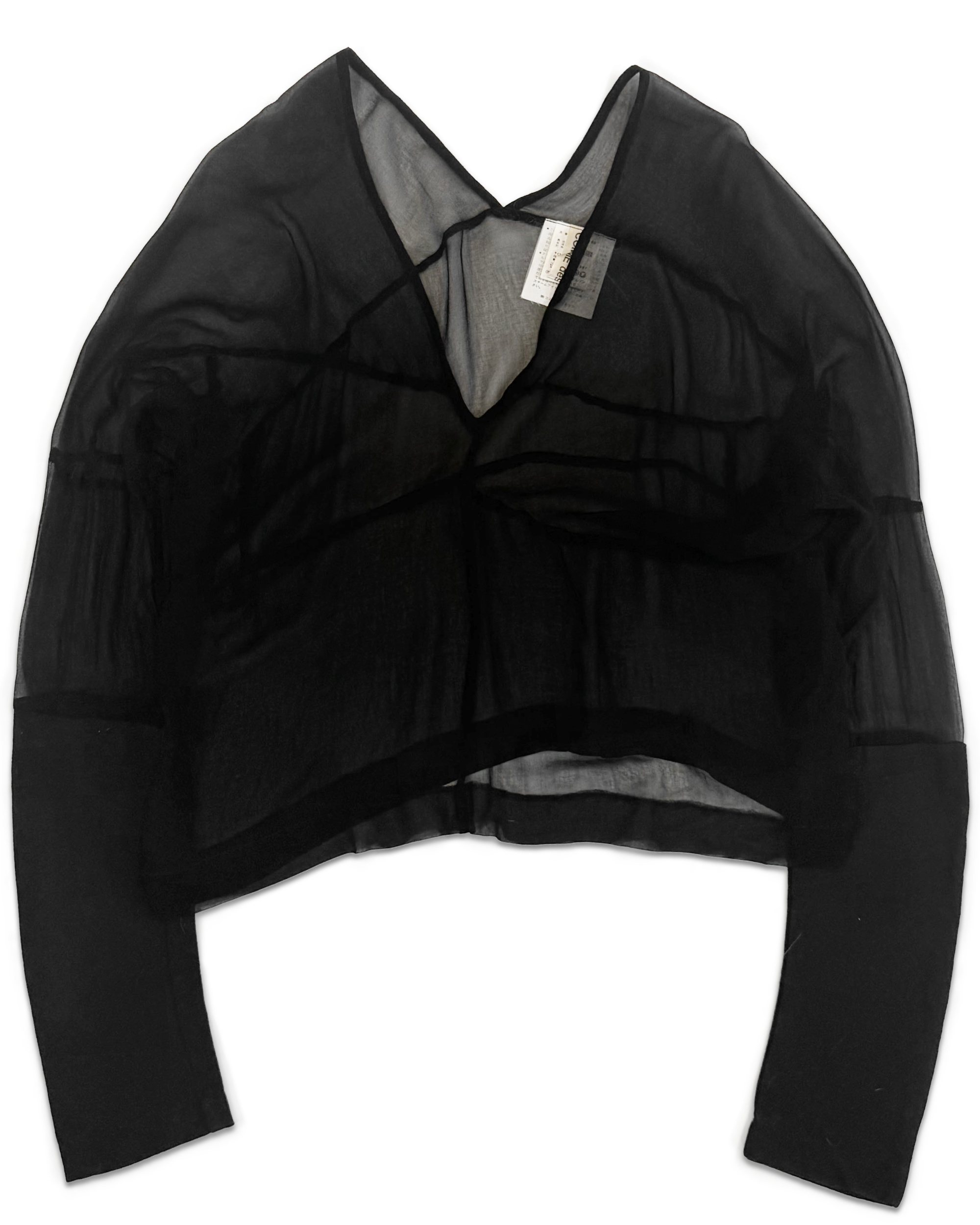 Semi-Sheer Paneled Top (FW 1997)