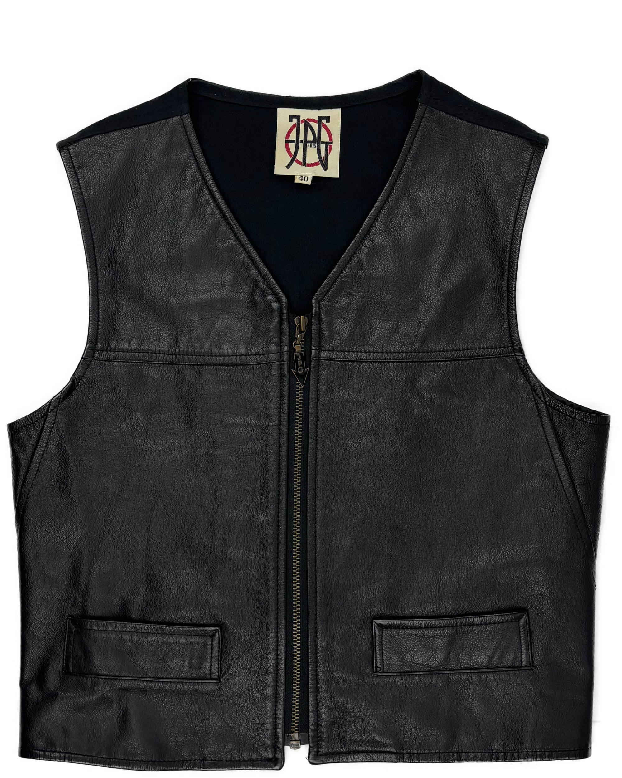 Black Cowhide Vest (1990's)