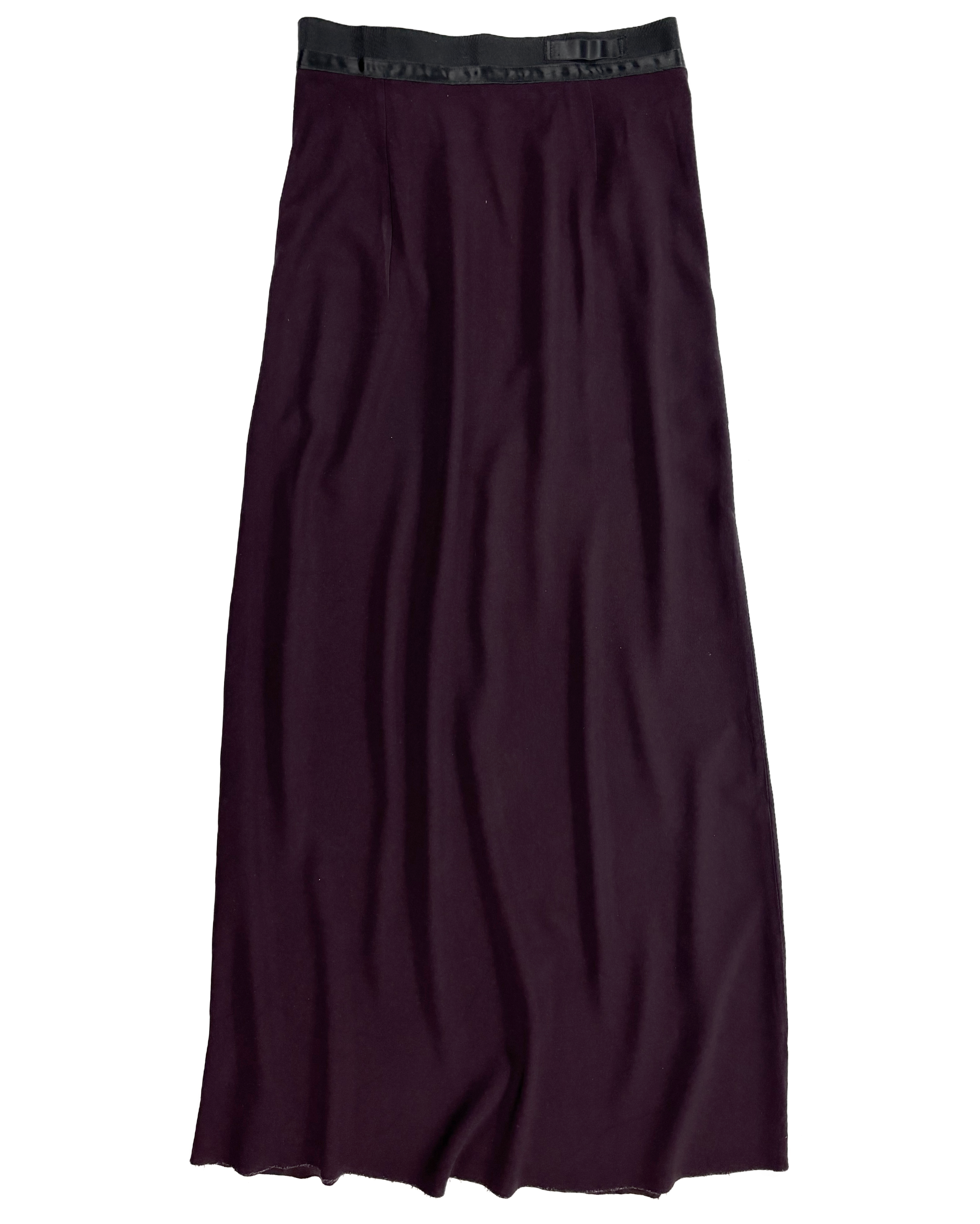 Burgundy Maxi Skirt (FW 1999)