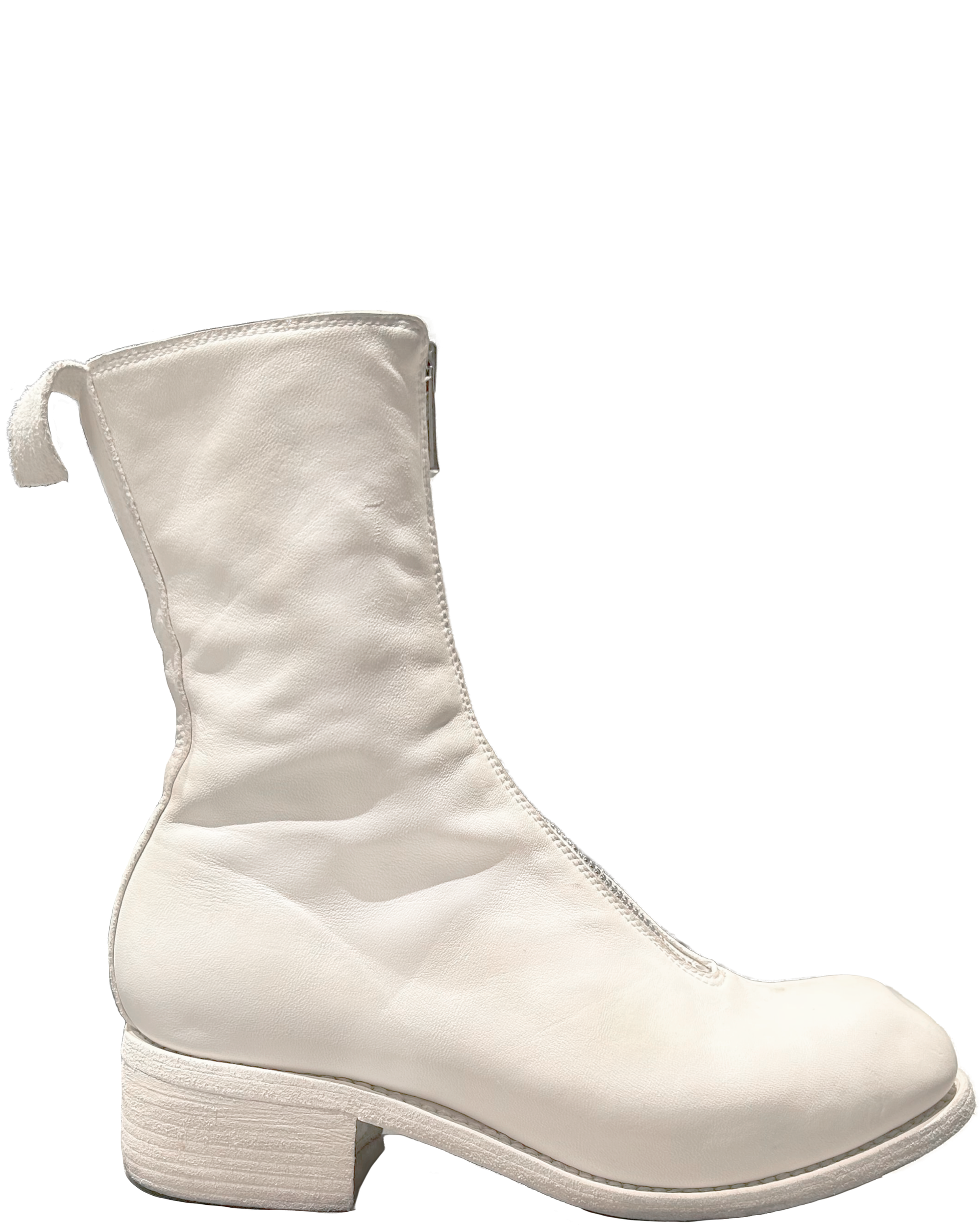 Off-White PL2 Front-Zip Boots (2010's)