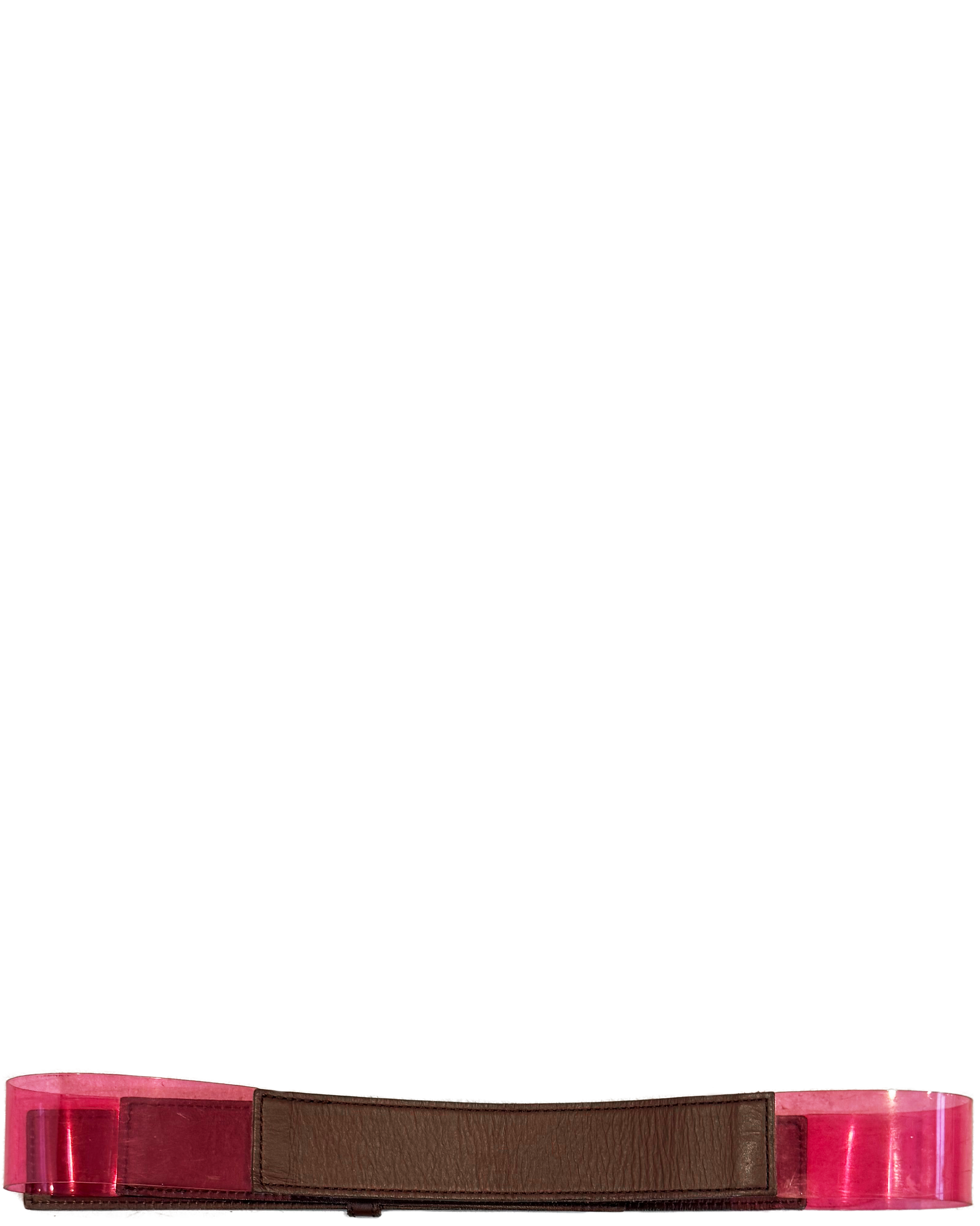 Brown & Pink Paneled Belt (1990's)