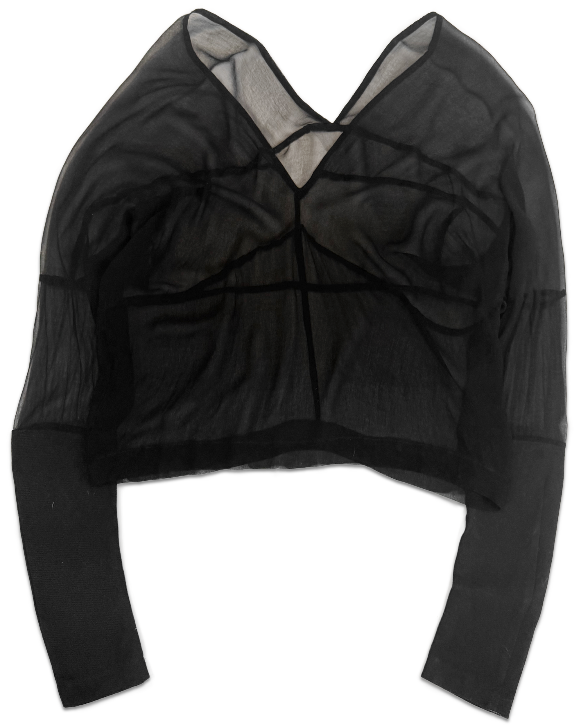Semi-Sheer Paneled Top (FW 1997)