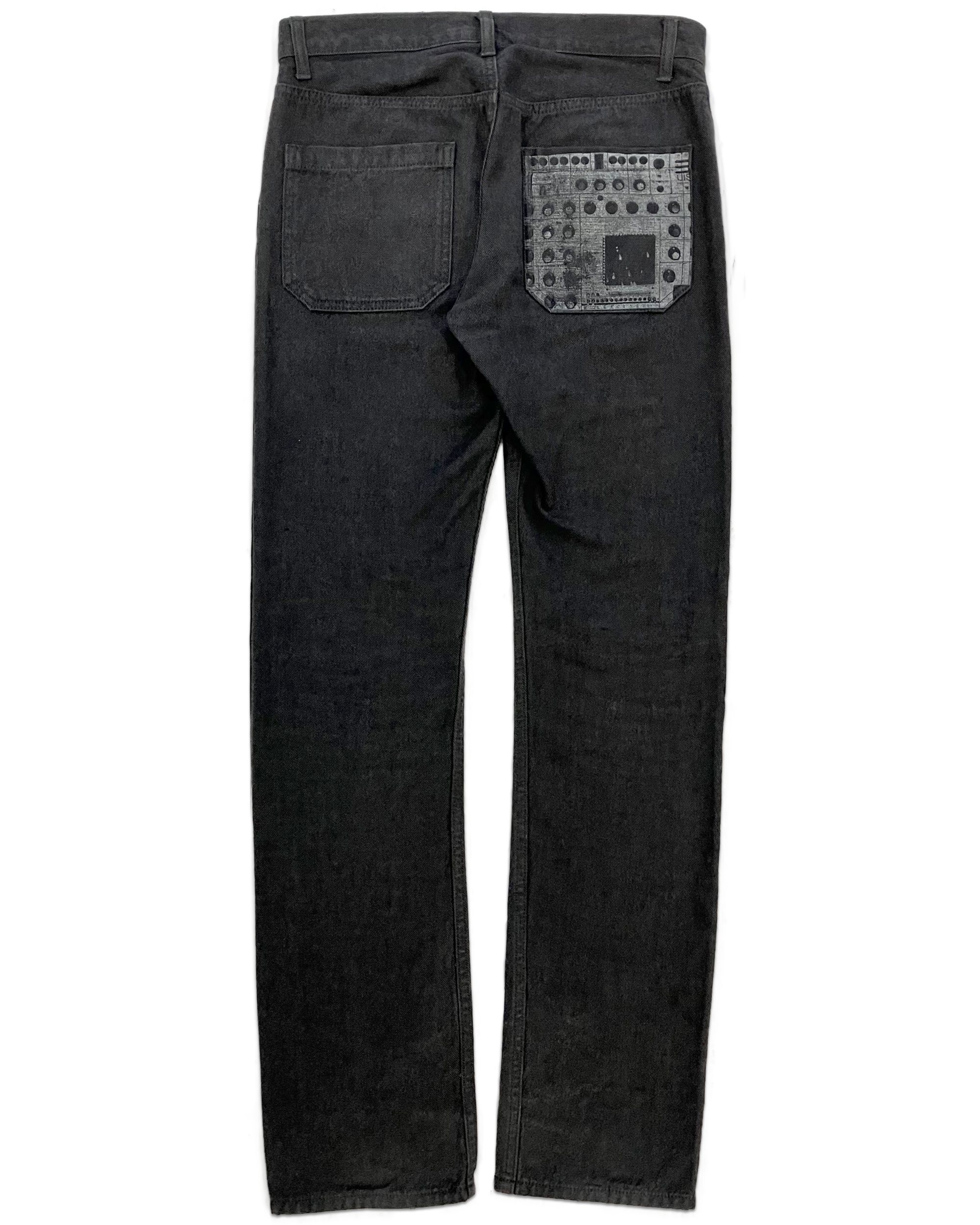 Dark Gray 'Knob' Denim (FW 2007)