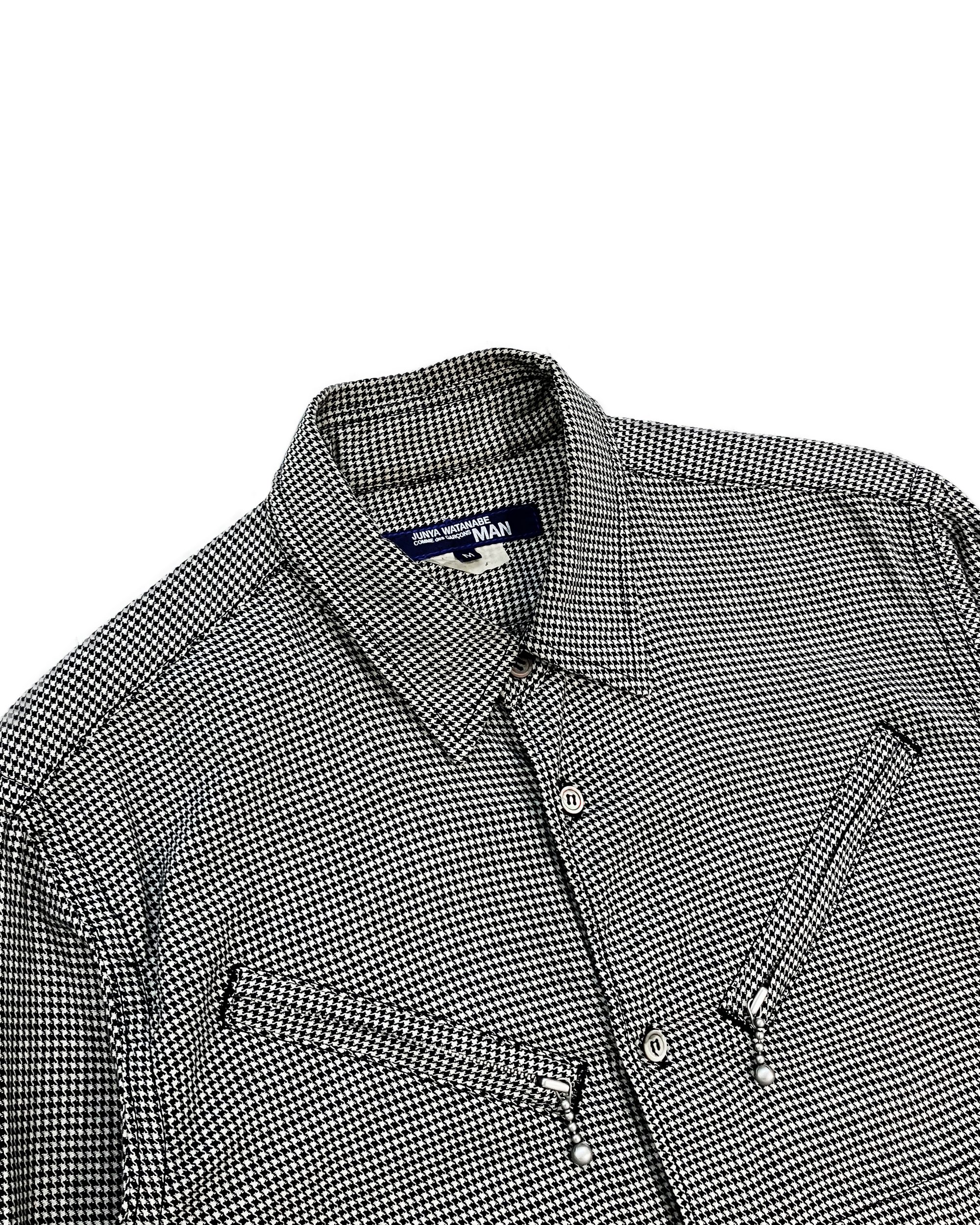 White & Black '4 Zips' Shirt (FW 2007)
