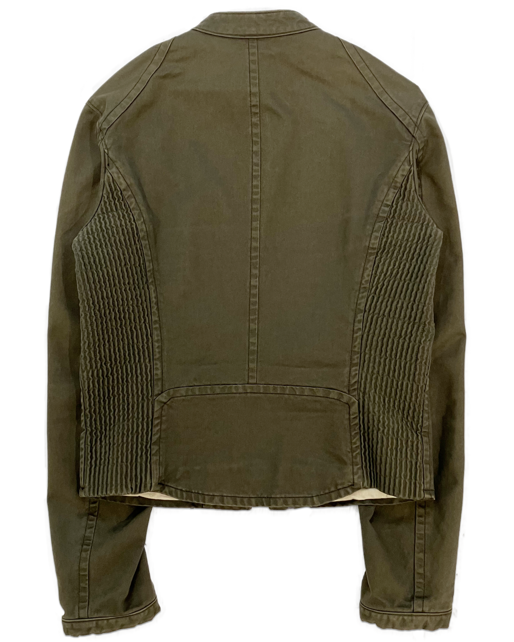 Green Arm Zips Racer Jacket (SS 2003)