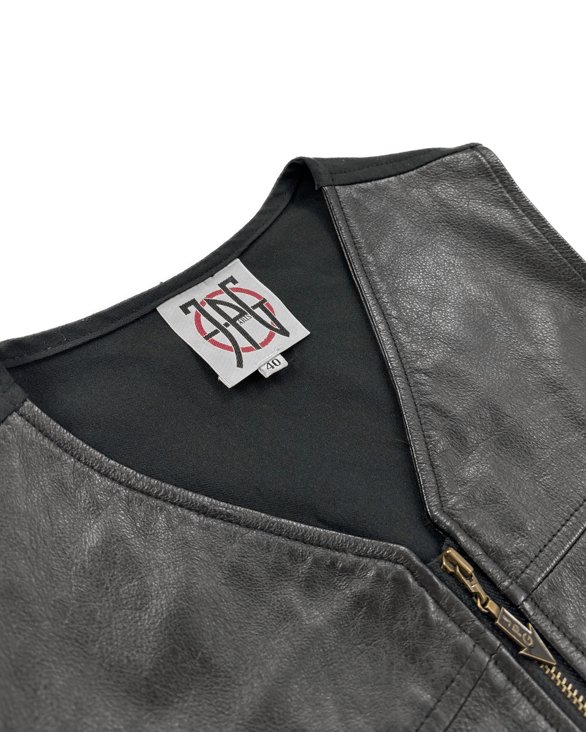 Black Cowhide Vest (1990's)