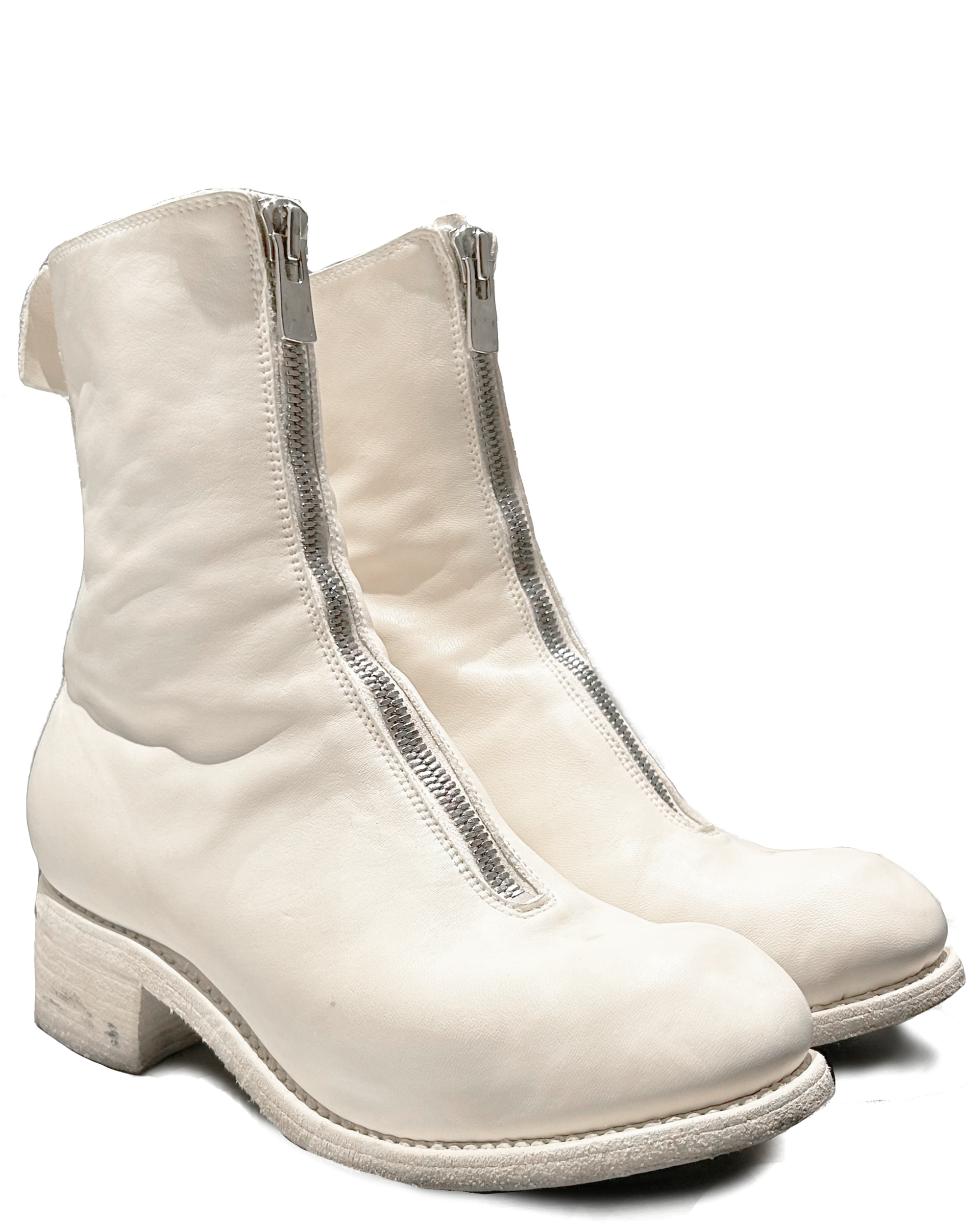 Off-White PL2 Front-Zip Boots (2010's)