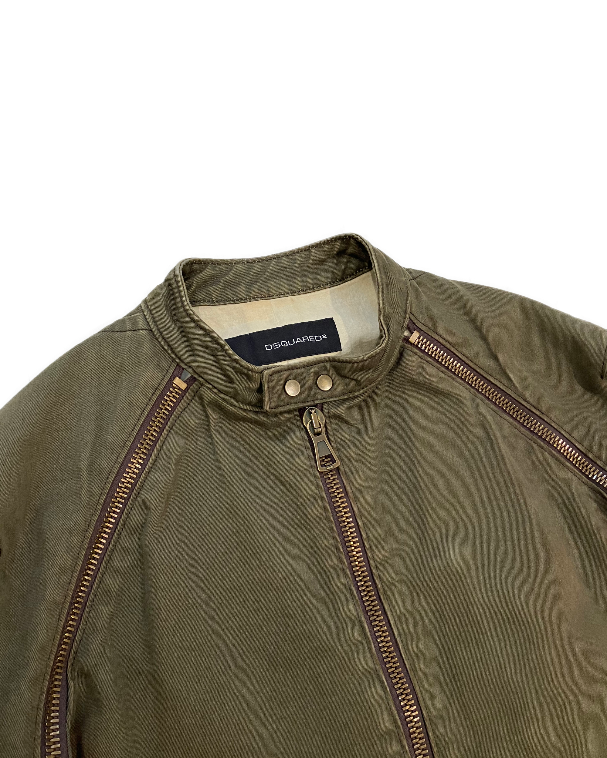 Green Arm Zips Racer Jacket (SS 2003)