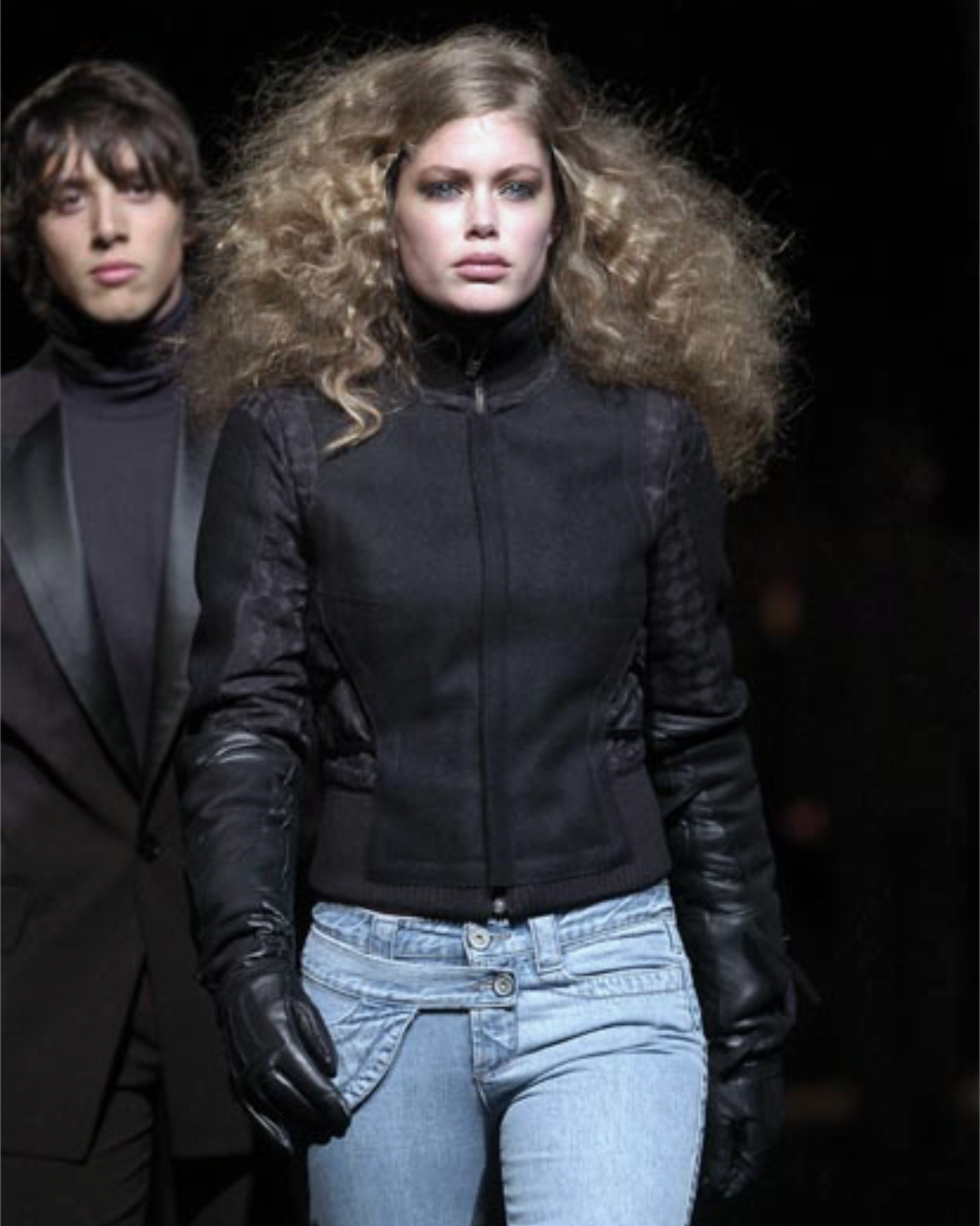 Black Paneled Jacket (FW 2004)