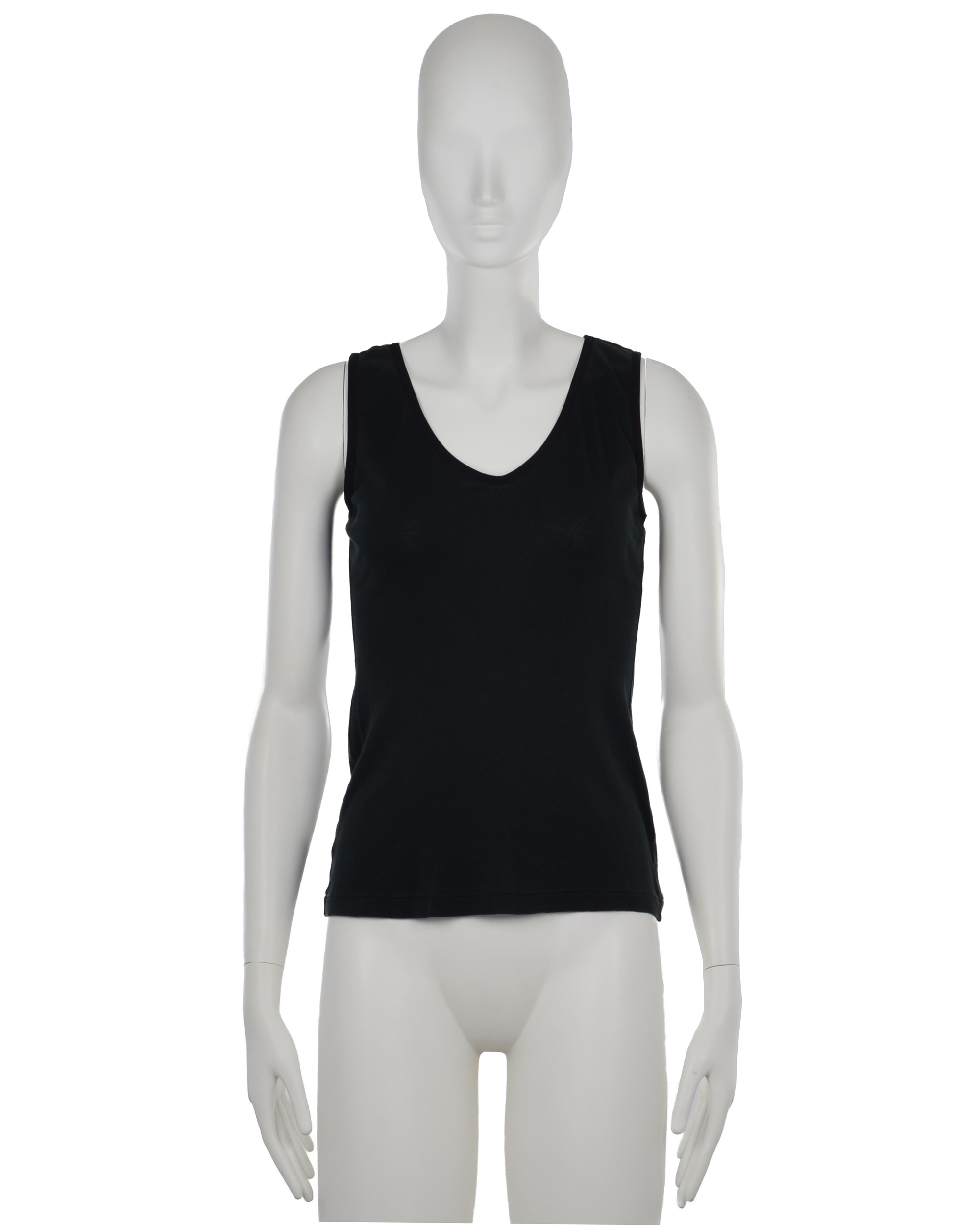 Black Trimmed Tank Top (SS 2000)