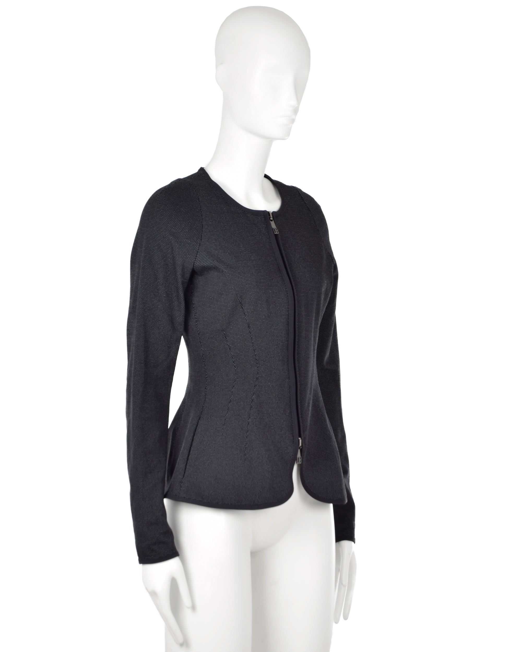 Black Paneled Jacket (FW 2004)