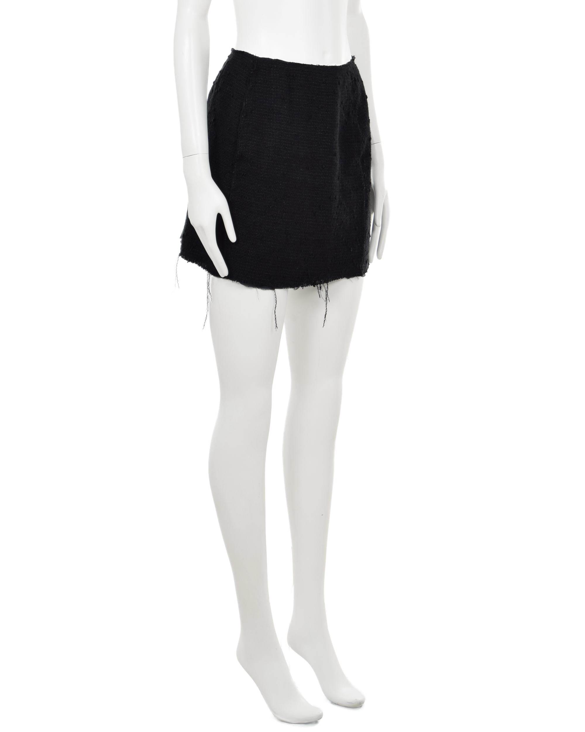 Black Tweed Miniskirt (FW 2010)