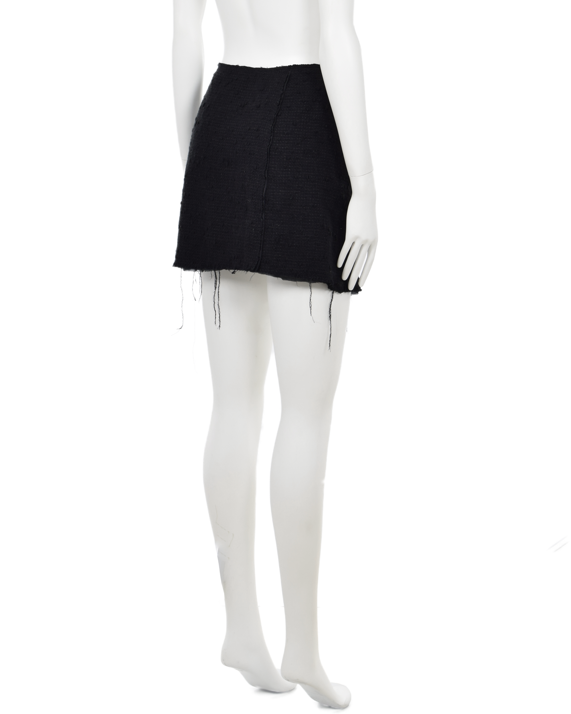 Black Tweed Miniskirt (FW 2010)