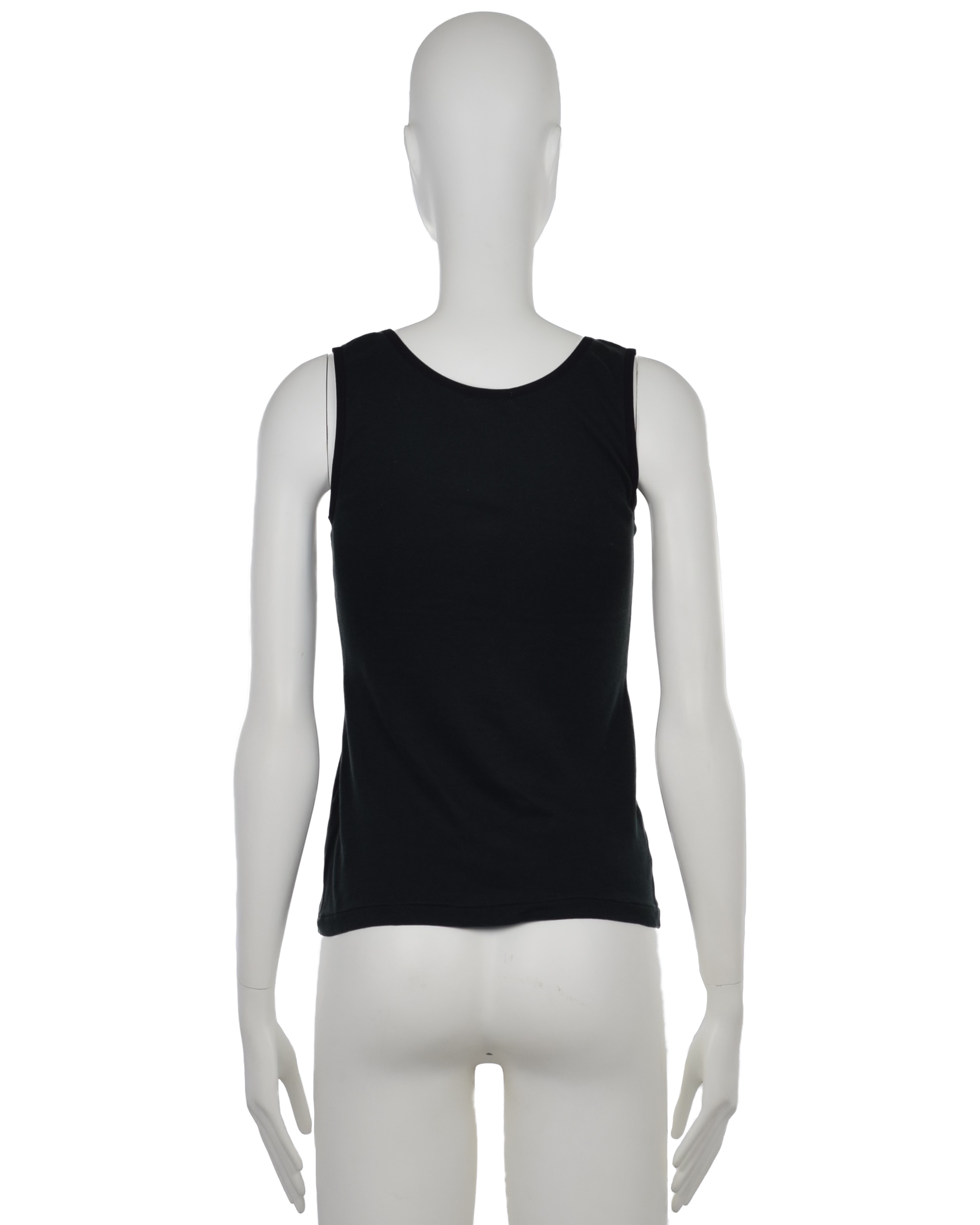 Black Trimmed Tank Top (SS 2000)