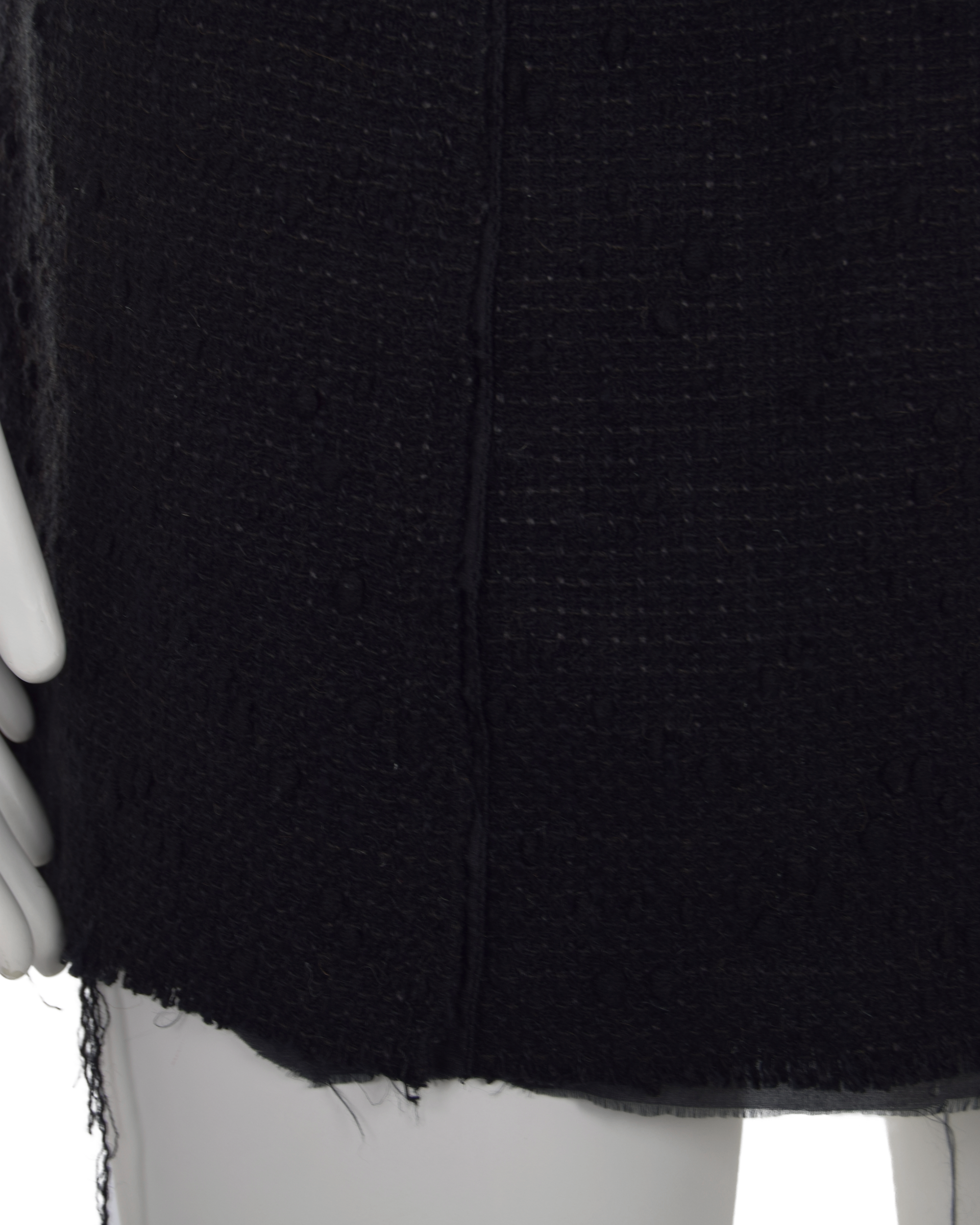 Black Tweed Miniskirt (FW 2010)