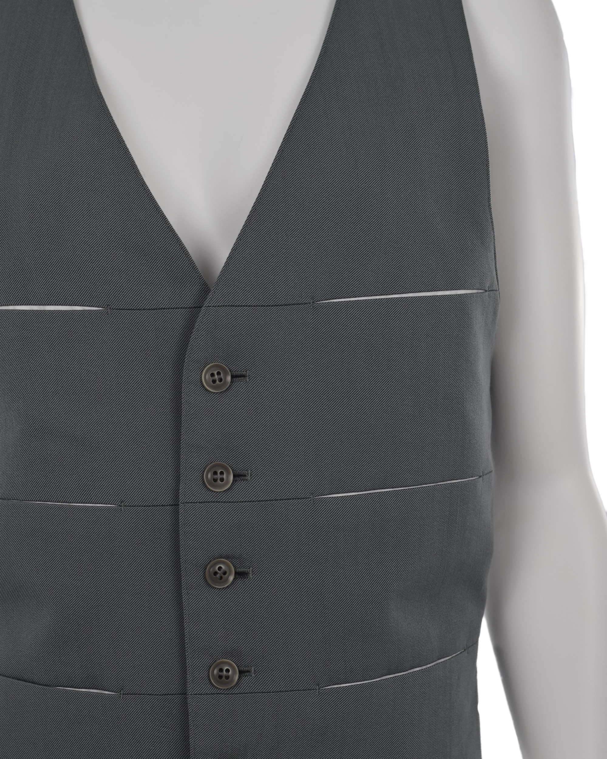 Gray Open-Back Vest (SS 2005)