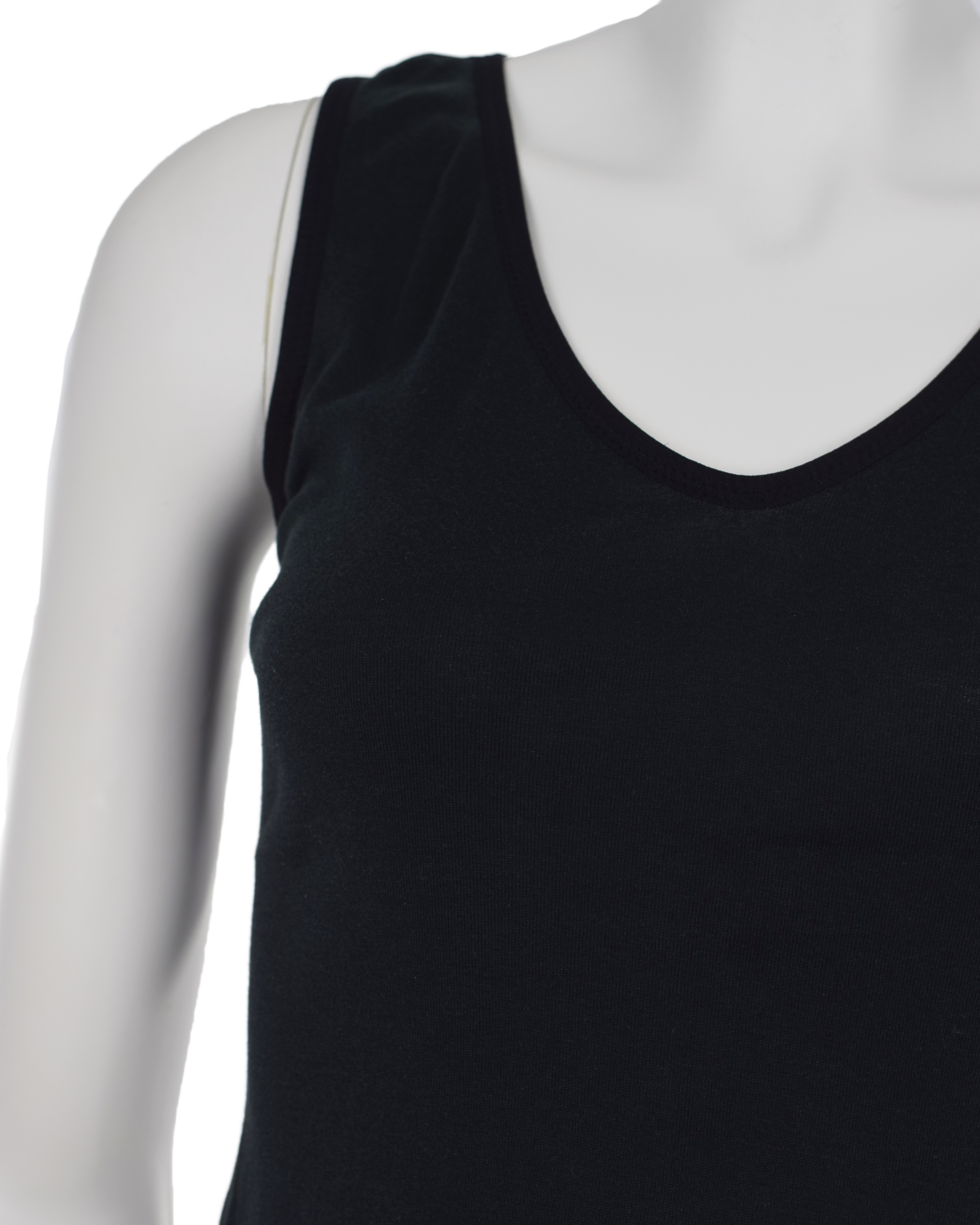 Black Trimmed Tank Top (SS 2000)