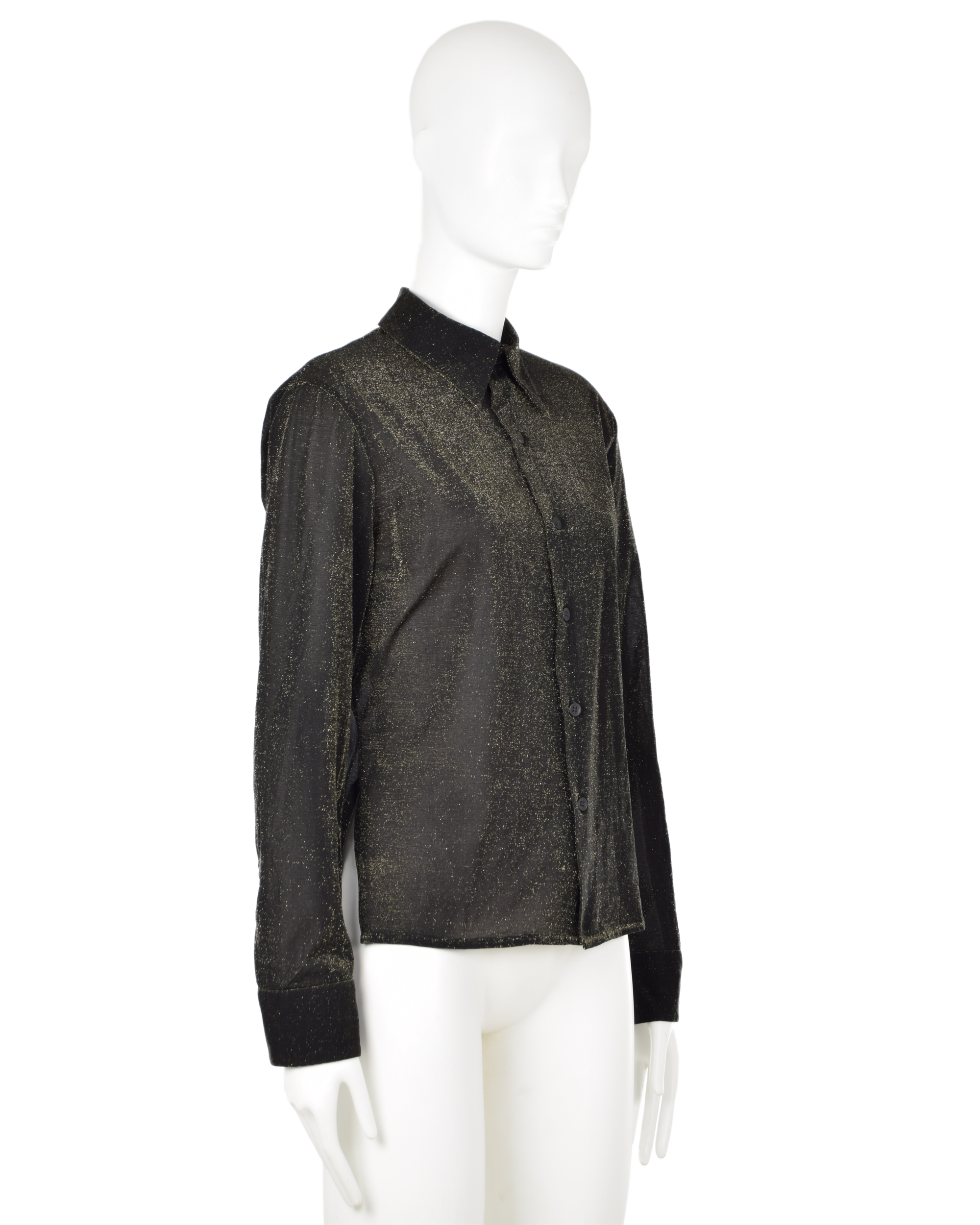 Black Metallic Shirt (1990's)