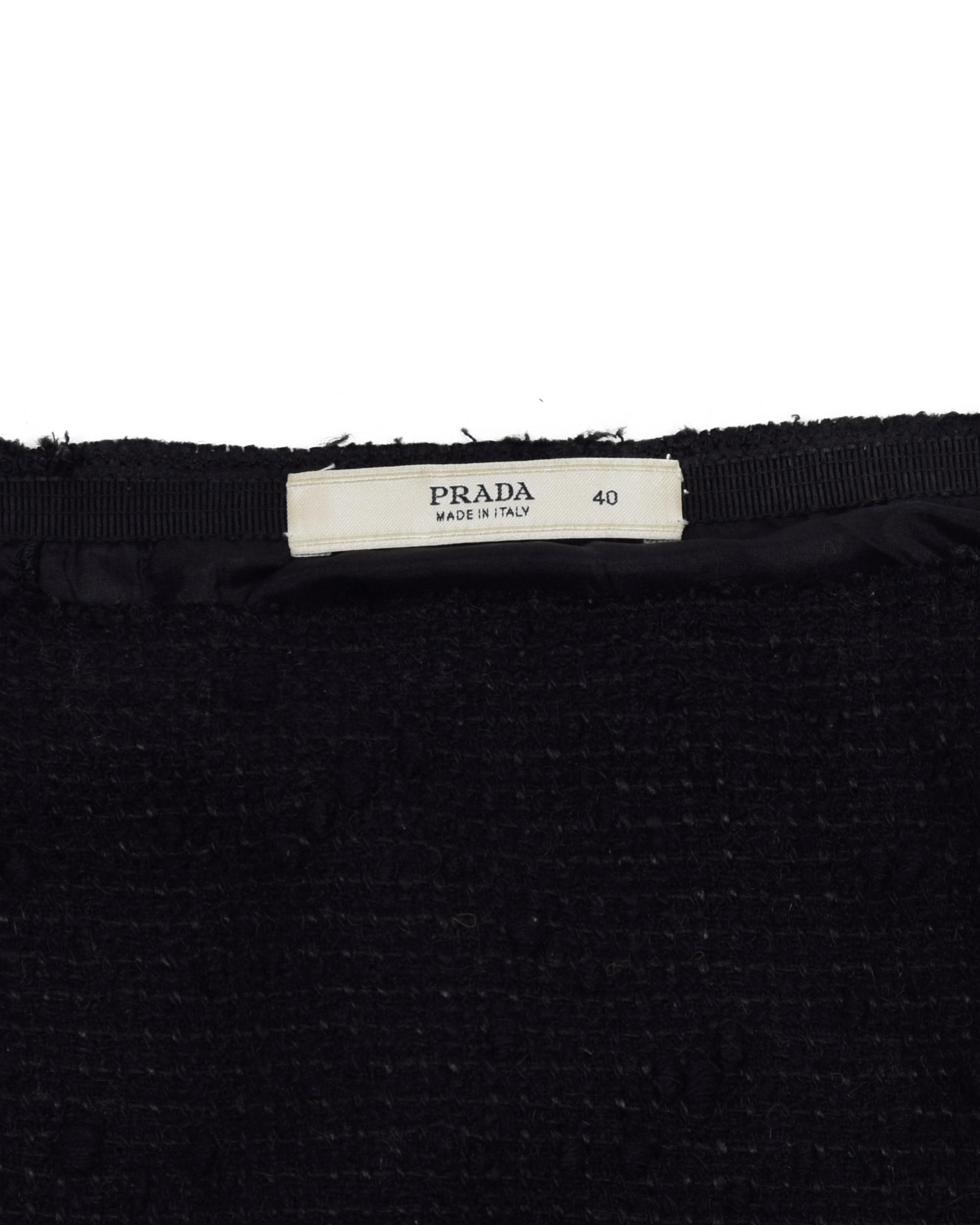 Black Tweed Miniskirt (FW 2010)