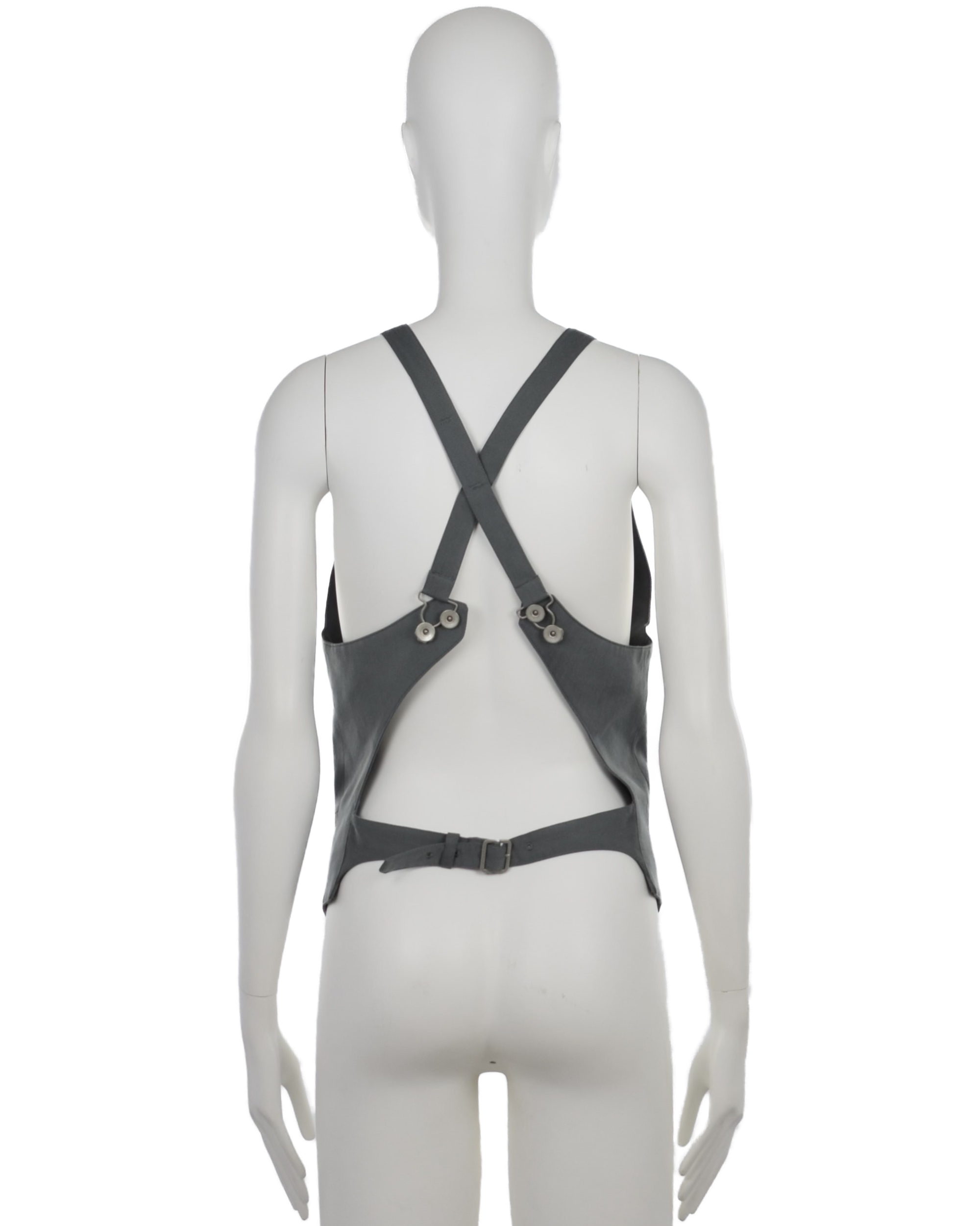 Gray Open-Back Vest (SS 2005)