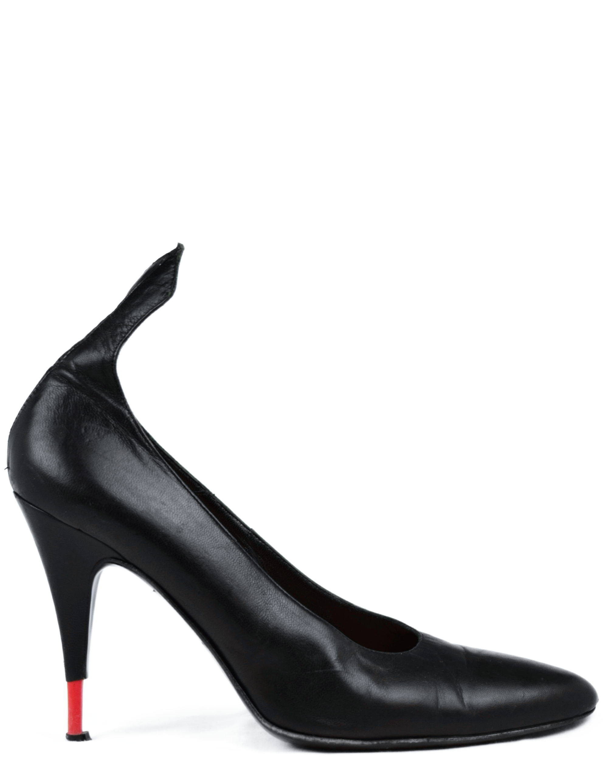 Black Leather Heels (SS 2003)