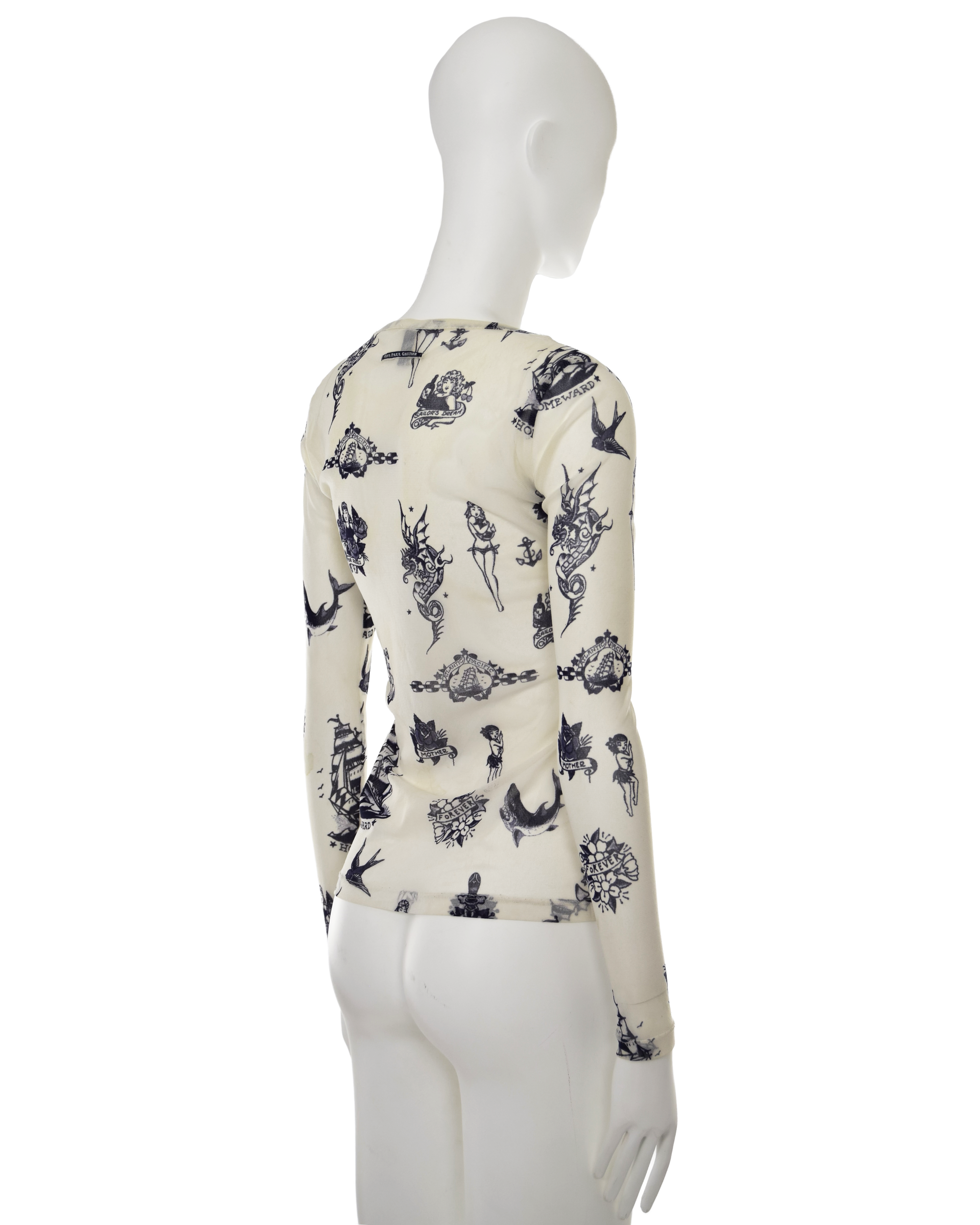 Off-White Tattooed Long Sleeve T-Shirt (SS 2012)