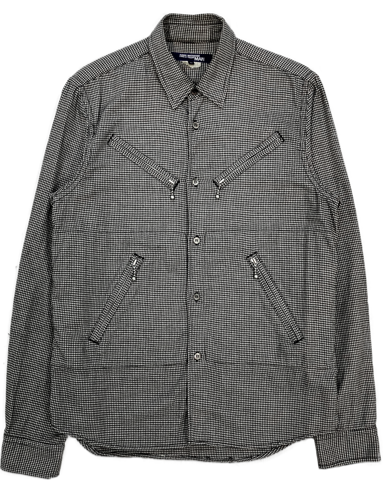 White & Black '4 Zips' Shirt (FW 2007)