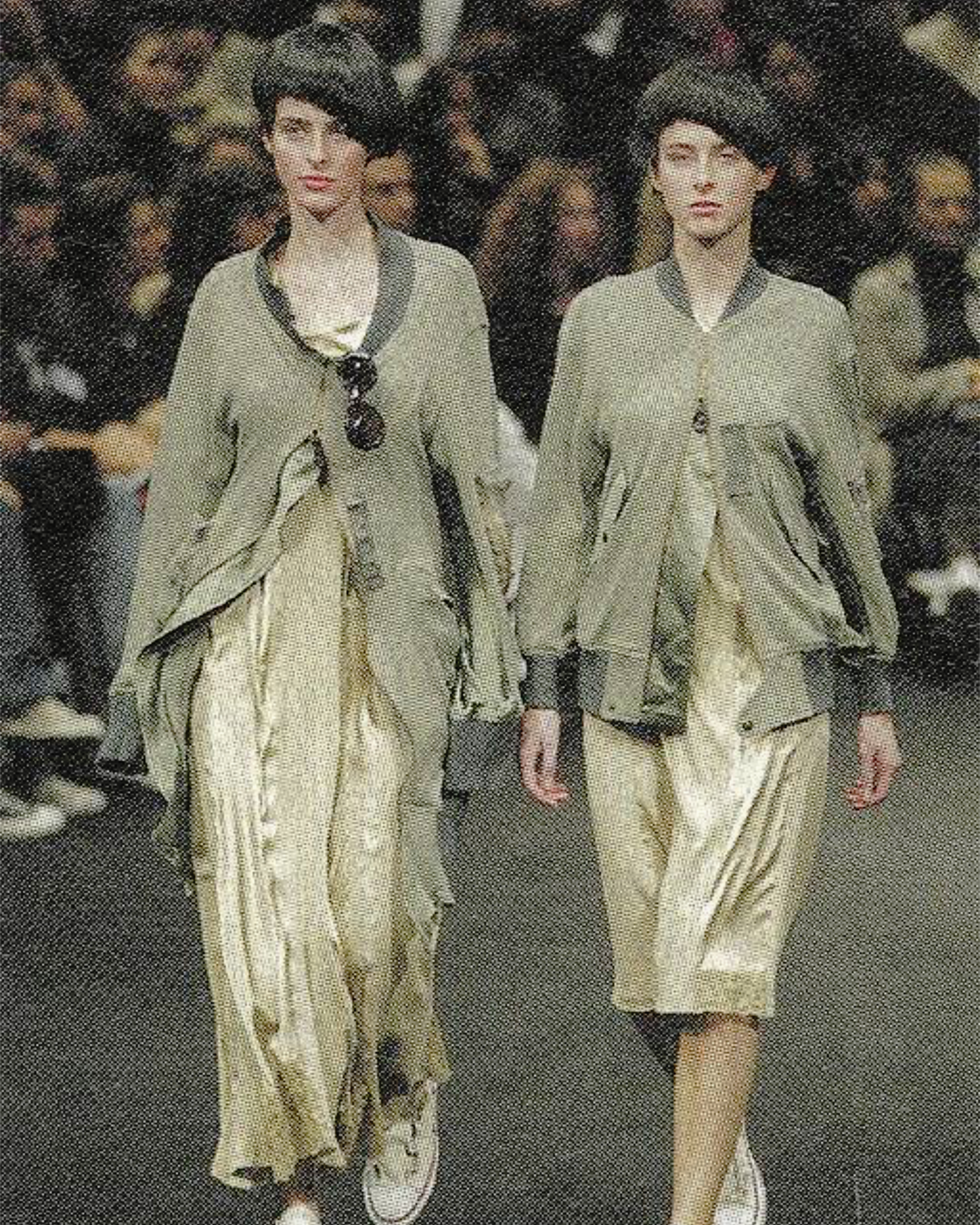 Green Melted MA-1 Bomber Jacket (SS 2004)