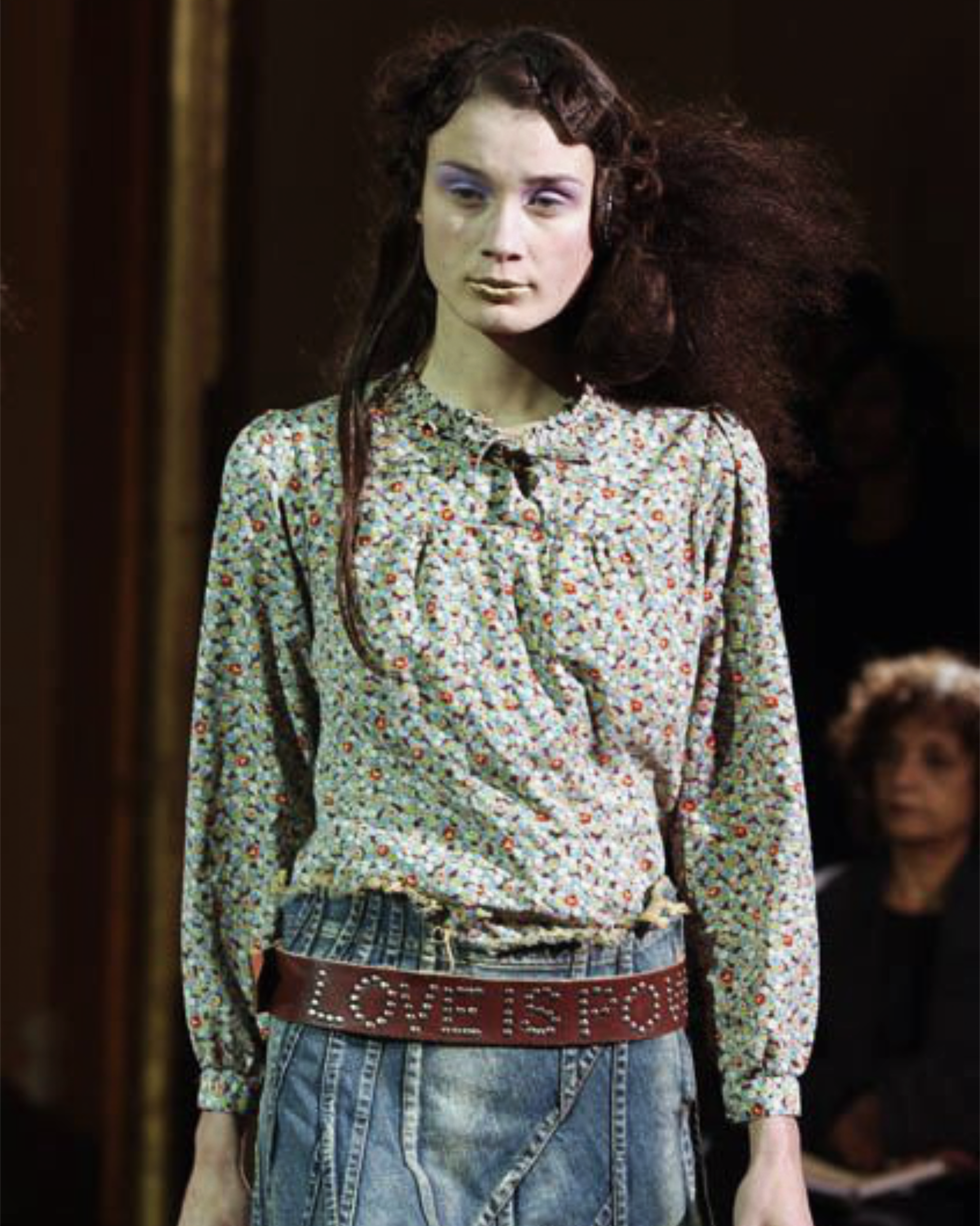 Brown 'Love Is Powerful' Belt (SS 2002)