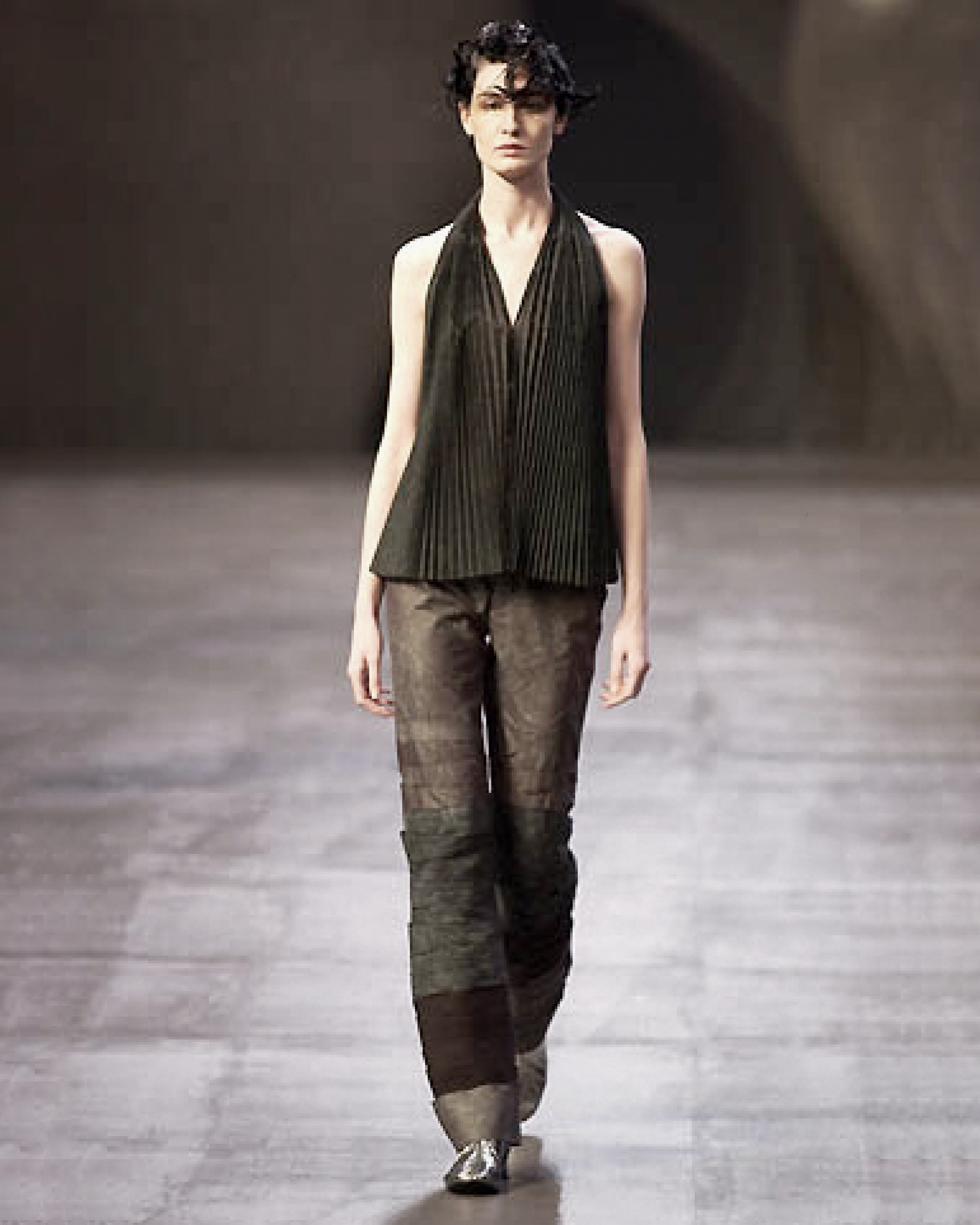 Reconstructed Glitter Patchwork Pants (FW 2002)