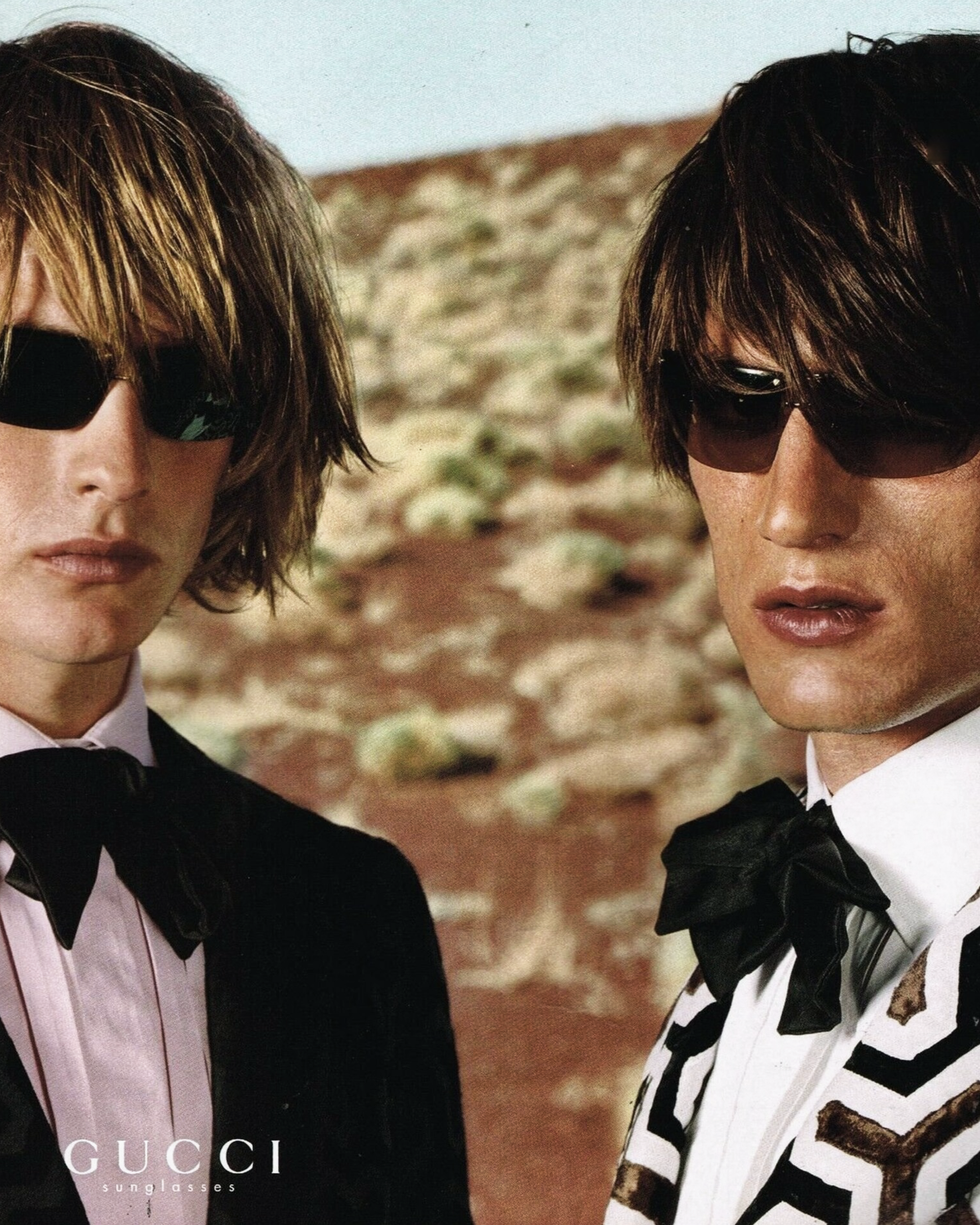 Half-Frame Gradient Sunglasses (FW 2000)