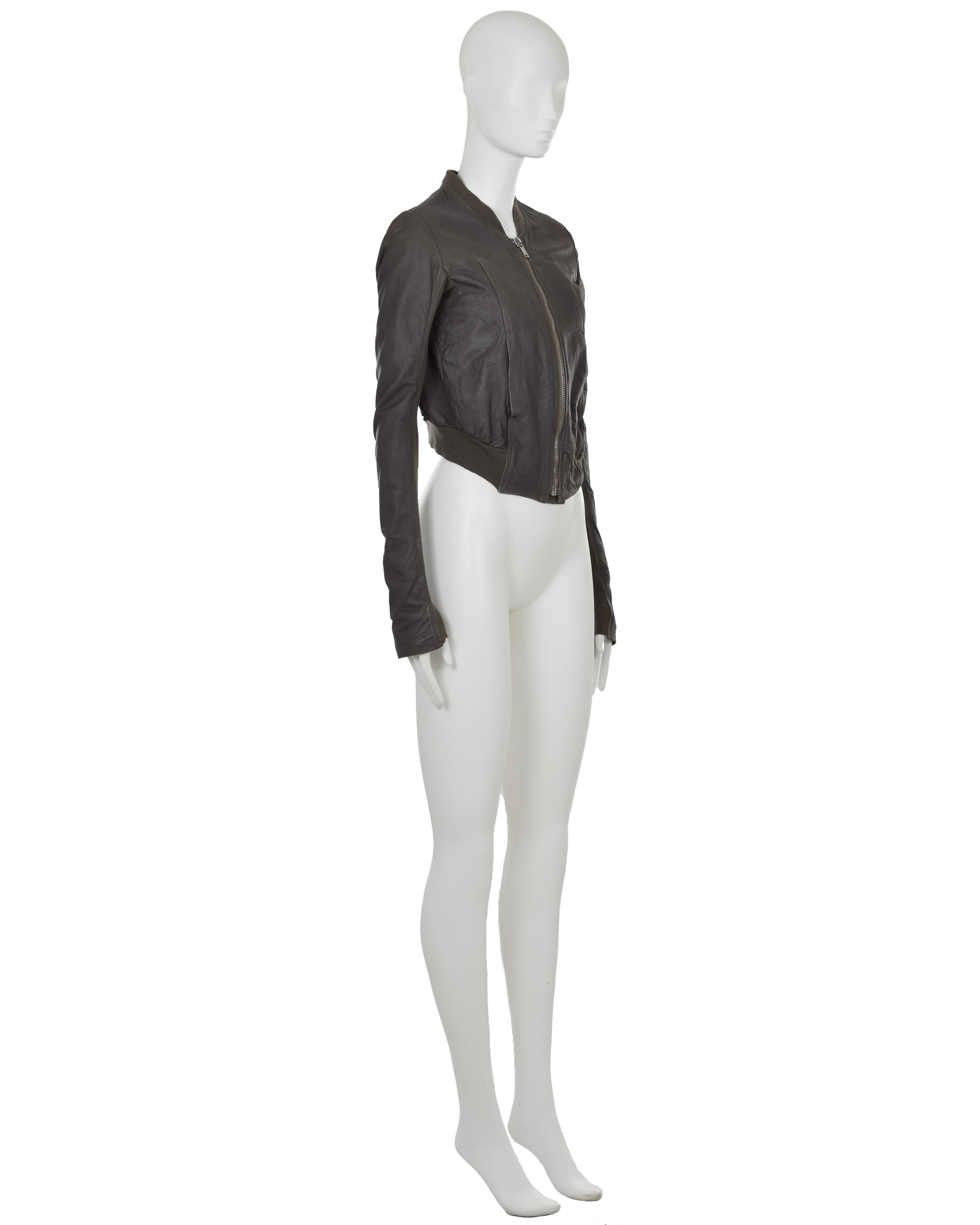 Gray Paneled Bomber Jacket | SS 2012