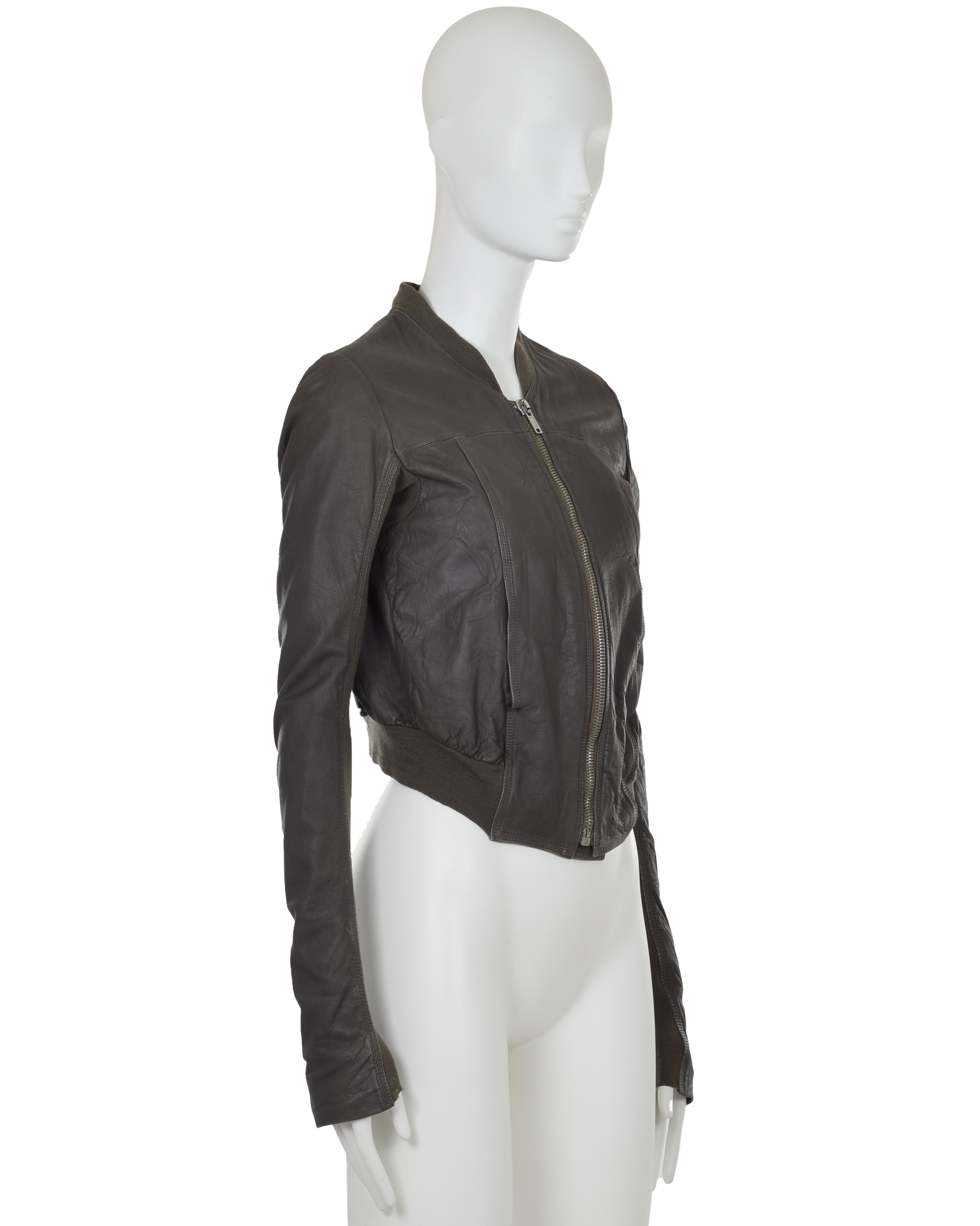 Gray Paneled Bomber Jacket | SS 2012