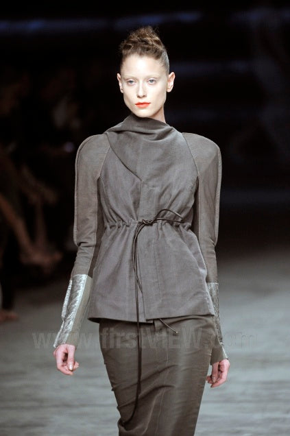 Gray Paneled Bomber Jacket | SS 2012